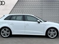 Used Audi A3 S-Line 116 HP (85 kW) 2018 Ibis white Sedan