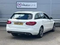 Begagnad Mercedes C350e Premium Plus 2016 Vit Kombi