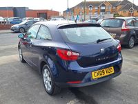 Begagnad Seat Ibiza SE 85 HK (62 kW) 2009 Blå Halvkombi