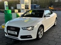 Used Audi A5 Cabriolet S-Line 2013 White Cabriolet