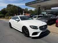 Used Mercedes E220 AMG line 194 HP (142 kW) 2018 White Coupe