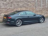 Used Audi A5 S-Line 190 HP (139 kW) 2018 Black Coupe