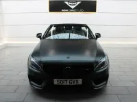 Used Mercedes C220 AMG line 170 HP (125 kW) 2017 Black Cabriolet