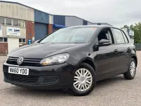 Used VW Golf VI S 105 HP (77 kW) 2010 Black Hatchback