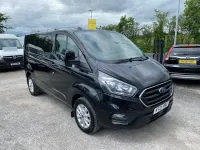 Used Ford Transit Custom Limited 130 HP (95 kW) 2021 Black Van