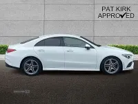 Used Mercedes CLA220 AMG Line Premium 190 HP (139 kW) 2022 White Coupe