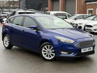 Used Ford Focus Titanium 125 HP (91 kW) 2017 Blue Hatchback