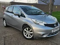 Used Nissan Note S 98 HP (72 kW) 2017 Silver Hatchback