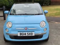 Used Fiat 500 Lounge 2014 Blue Hatchback