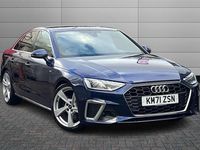 Used Audi A4 S-Line 163 HP (119 kW) 2021 Navarra blue Sedan