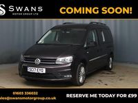Used VW Caddy Maxi Life Life 102 HP (75 kW) 2017 Mauve/purple MPV