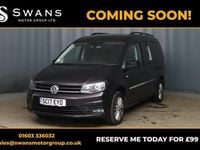 Used VW Caddy Maxi Life Life 2017 Mauve/purple MPV