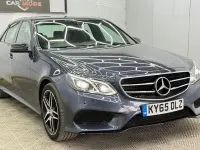 Used Mercedes E220 AMG 177 HP (130 kW) 2015 Blue Sedan