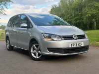 Begagnad VW Sharan S 2013 Silver Minibuss