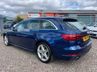 Used Audi A4 S-Line 252 HP (185 kW) 2016 Blue Estate