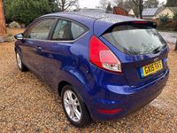 Used Ford Fiesta Zetec 2015 Blue Hatchback