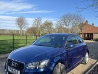 Used Audi A1 S-Line 105 HP (77 kW) 2012 Blue Hatchback