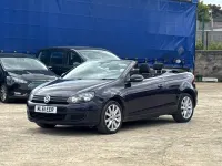 Used VW Golf SE 105 HP (77 kW) 2011 Purple Cabriolet