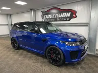 Used Land Rover Range Rover Sport SVR 575 HP (422 kW) 2018 Blue SUV