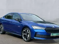 Used Skoda Superb SportLine 150 HP (110 kW) 2026 Cobalt blue metallic Hatchback