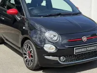 Used Fiat 500 Red 69 HP (50 kW) 2022 Crossover black with red detail Hatchback