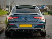 Used Mercedes CLA220 AMG Line Premium Plus 190 HP (139 kW) 2021 Blue Coupe