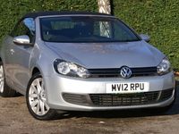 Used VW Golf Cabriolet SE 2012 Reflex silver metallic Cabriolet
