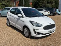 Used Ford Ka Plus Zetec 85 HP (62 kW) 2018 White Hatchback