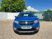 Usado Dacia Sandero Ambiance 90 HP (66 kW) 2014 Azul Citadino