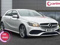 Used Mercedes A180 AMG line 109 HP (80 kW) 2018 Silver Hatchback