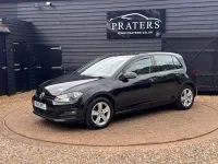 Used VW Golf VII Match 122 HP (89 kW) 2015 Black Hatchback