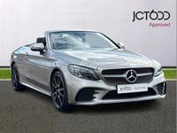 Used Mercedes C300 AMG Line Premium 241 HP (177 kW) 2019 Silver Cabriolet