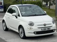 Gebraucht Fiat 500 Lounge 69 PS (50 kW) 2016 Weiß Kleinwagen