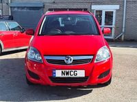 Used Vauxhall Zafira 115 HP (84 kW) 2013 Red MPV