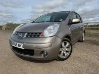 Used Nissan Note Tekna 110 HP (80 kW) 2008 Beige Hatchback