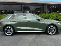 New Audi A3 Sportback S-Line 2026 Green Hatchback