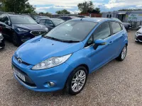 Used Ford Fiesta Titanium 2009 Blue Hatchback