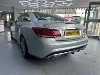 Used Mercedes E220 AMG line 174 HP (127 kW) 2015 Silver Coupe