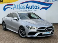 Used Mercedes CLA180 AMG line 136 HP (100 kW) 2021 Silver Sedan