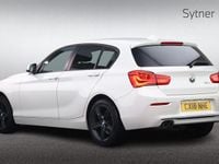 Used BMW 120 Sport Line 187 HP (137 kW) 2018 White Hatchback