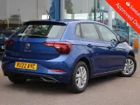 Used VW Polo Life 95 HP (69 kW) 2022 Blue Hatchback