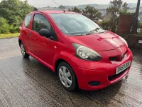 Used Toyota Aygo 67 HP (49 kW) 2009 Red Hatchback