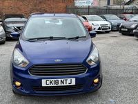 Used Ford Ka Plus Zetec 85 HP (62 kW) 2018 Blue Hatchback