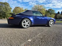 Used Porsche 993 1994 Blue Cabriolet