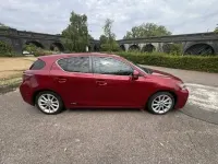 Used Lexus CT200h 136 HP (100 kW) 2011 Red Hatchback
