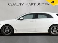 Used Mercedes A180 AMG line 136 HP (100 kW) 2021 White Hatchback