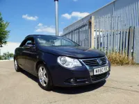 Used VW Eos Individual 210 HP (154 kW) 2010 Blue Cabriolet