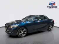 Used BMW 218 Sport Line 2015 Blue Cabriolet