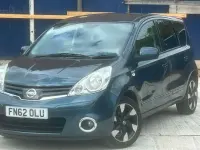Used Nissan Note N-TEC 110 HP (80 kW) 2012 Blue Hatchback