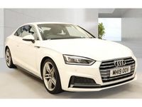 Used Audi A5 S-Line 150 HP (110 kW) 2019 White Coupe